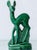 Art Deco Emerald Green Ceramic Deer Sculpture by Charles Lemanceau for Saint-Clément, France, 1930s For Sale - Image 14 of 14