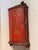19th Century Red Chinoiserie Hanging Corner Cupboard For Sale - Image 5 of 9