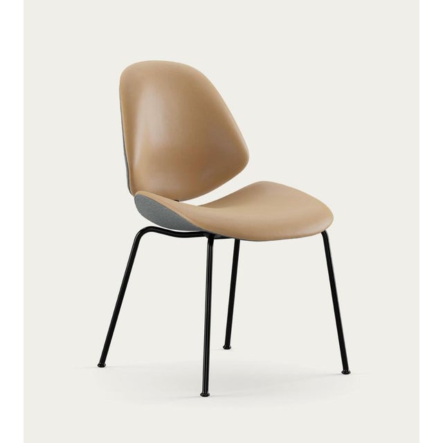 Salto and Sigsgaard Council Family Salon Chair Nevada Cognac + Back: Steelcut Quartet 224 For One Collection The Council...