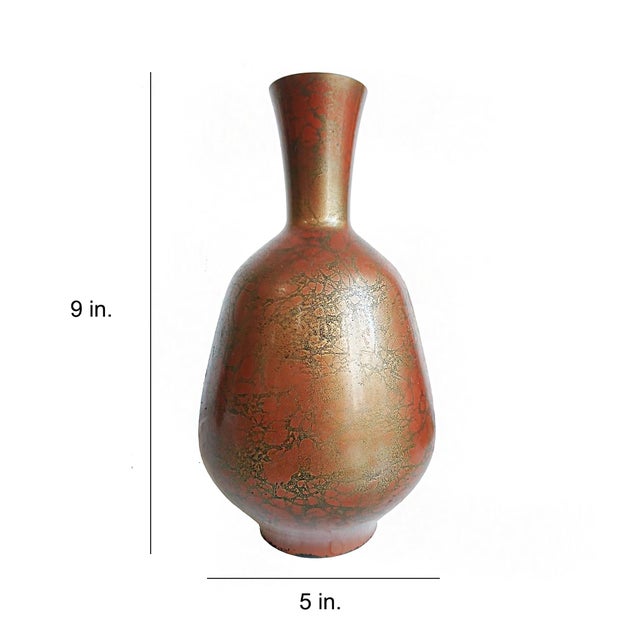 Japanese Bronze Vase, Early 20th Century For Sale - Image 9 of 14