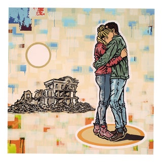 Ralf Schmidt, Hug, 2000s, Acrylic & Canvas For Sale