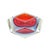 Diamond-Shaped Sommerso Murano Faceted Glass Ashtray by Flavio Poli for Seguso, Italy, 1970s For Sale - Image 7 of 7
