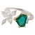 Natural Zambian Emerald 1.80cts & diamond 1.26cts Ring in 18k Gold For Sale - Image 15 of 18