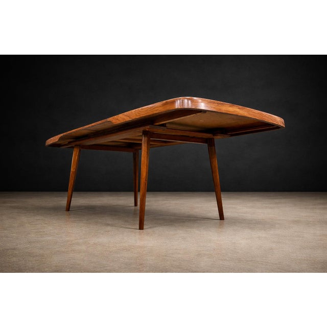 3 in 1 Extendable Dining Table in Caviuna Wood by Carlo Hauner & Martin Eisler, Brazil, 1950s - Lot 18 For Sale - Image 11 of 15