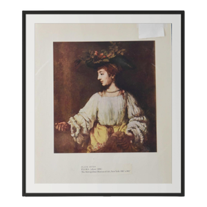 Rembrandt "Flora" (C. 1650) – Museum Art Print From the Metropolitan Museum of Art Reproduction