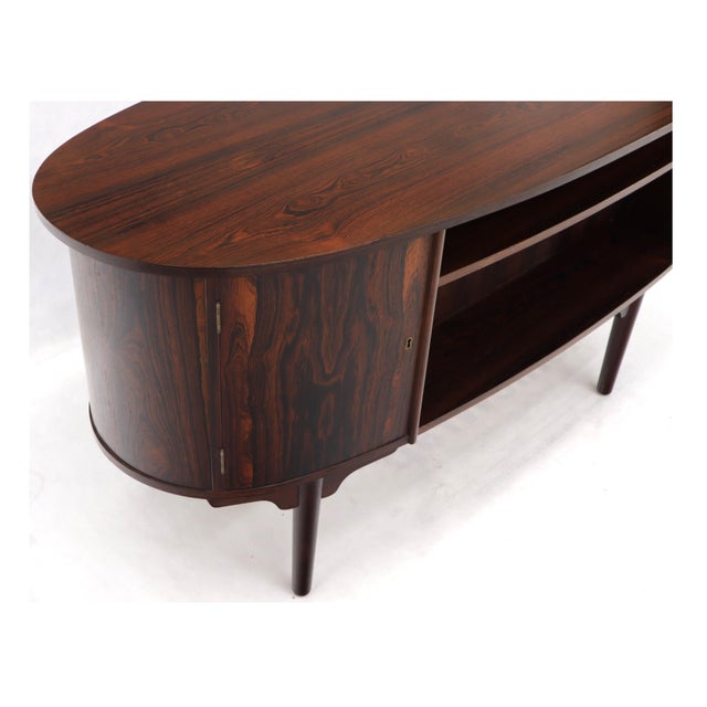 Midcentury Rosewood Desk Plus Bookcases by Kai Kristiansen, 1950s, Made in Denmark For Sale - Image 12 of 15