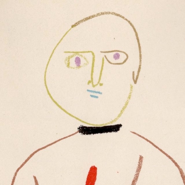 Pablo Picasso Pablo Picasso, The Clown and the Acrobat, Lithograph, 1954 For Sale - Image 4 of 8