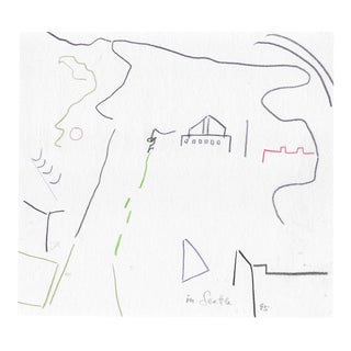 1995 Norbert Voelkel Seattle Modern Drawing For Sale