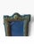 Art Deco Vintage Embossed Brass, Wood and Velvet Metal Picture Frame For Sale - Image 3 of 4
