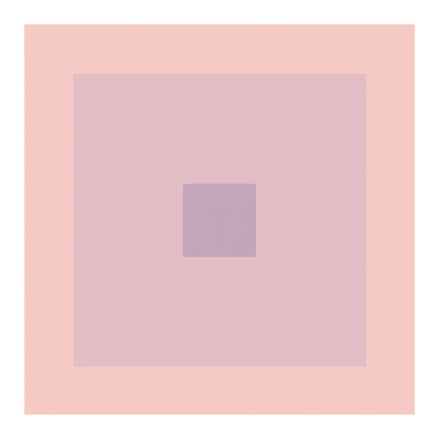 Not Yet Made - Made To Order Modern Minimal Color Study Prints - Pink Tones - Set of 3 in White Frame For Sale - Image 5 of 6