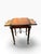English Theodore Alexander Attributed Neoclassical Lion-Head Tooled Leather Drink Table For Sale - Image 3 of 14