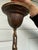 Antique Pendant Light Fixture With Frosted Glass Shade For Sale In Milwaukee - Image 6 of 8