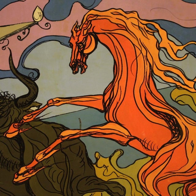 Italian Artist, Surrealist Composition, 20th Century, Mixed Media For Sale - Image 14 of 16