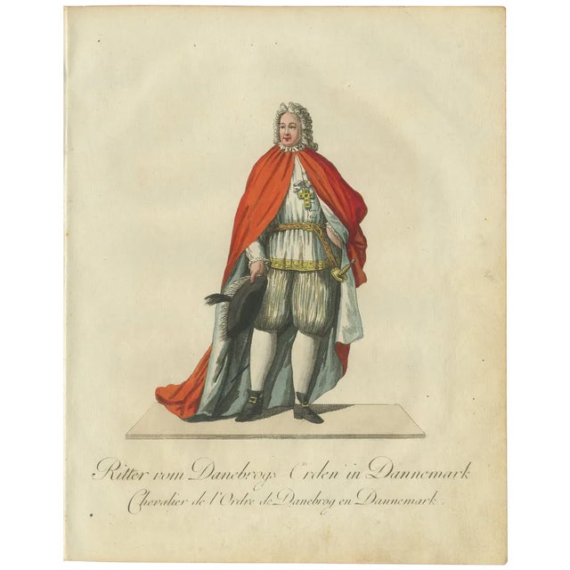 Schwan, Knight of the Order of Dannebrog, 1791, Print For Sale