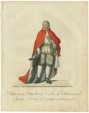 Schwan, Knight of the Order of Dannebrog, 1791, Print