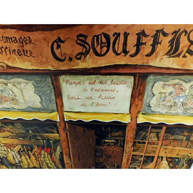 Viktor Shvaiko "Along the Street" Original Painting on Canvas Custom Frame Hs For Sale - Image 4 of 7