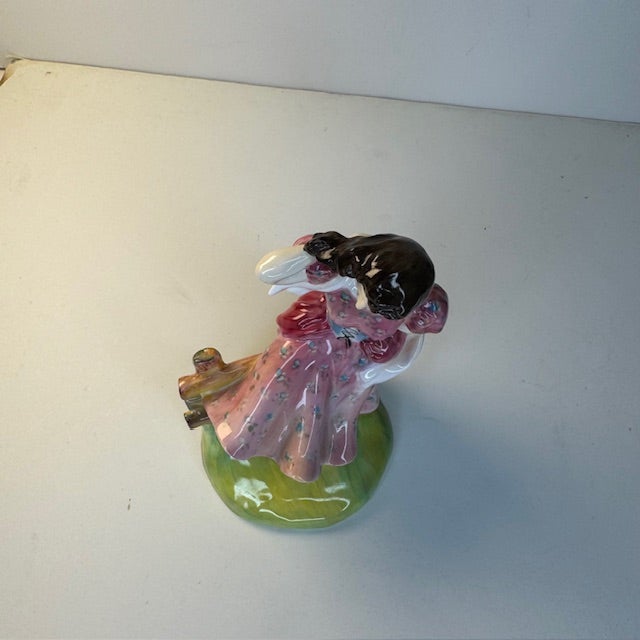 Vintage 1951 Royal Doulton Summer Figurine Hn2086 Bone China England For Sale - Image 12 of 15