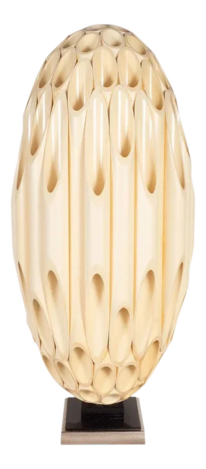 1980s Vintage Sculptural Lamp by Rougier