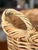 Wood Large English Woven Wicker Basket For Sale - Image 7 of 12