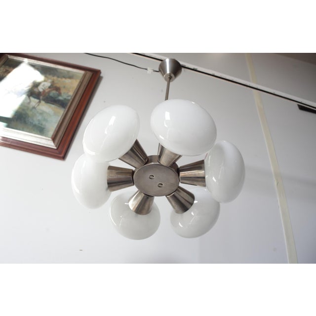 Mid-Century Sputnik Pendant Light by Jaroslav Bejvl for Kamenicky Senov, Czechoslovakia, 1970s For Sale - Image 10 of 18