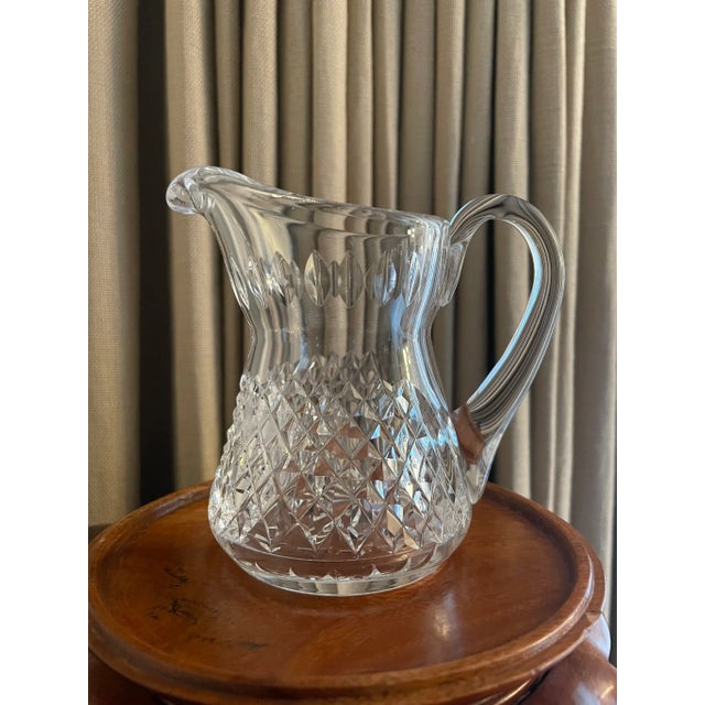 Traditional Waterford Crystal Alana Criss Cross Cream & Sugar Bowls, Made in Ireland- Set of 2 For Sale - Image 3 of 5