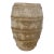 Vintage Barrel Form Terracotta Planter - Ribbed Olive Jar For Sale