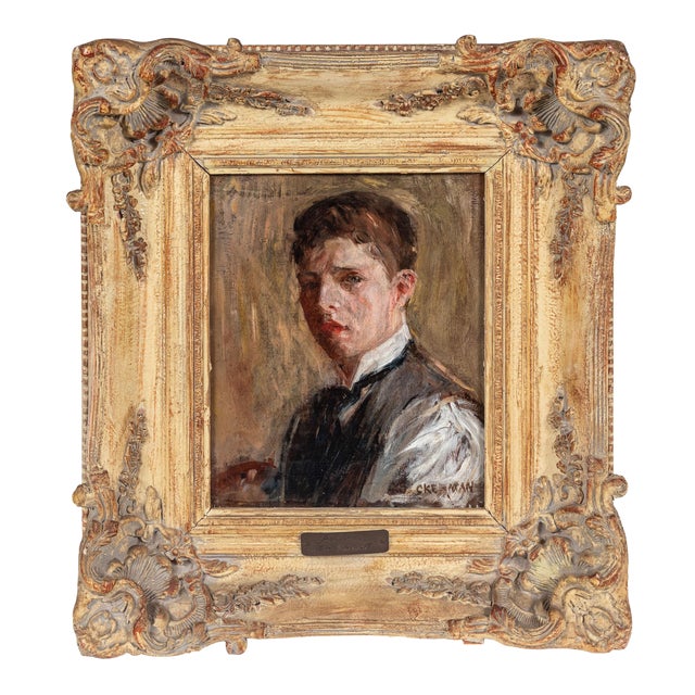 Original, Turn of the Century Self-Portrait For Sale