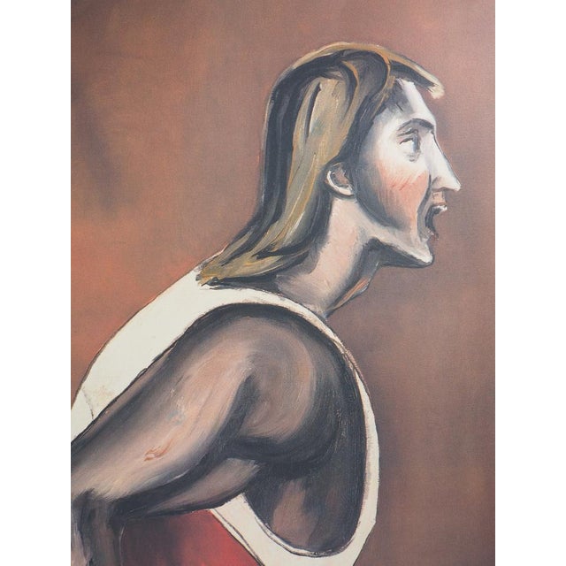 Constantin Byzantios, The Athlete, 1992, Original Lithograph For Sale - Image 4 of 10
