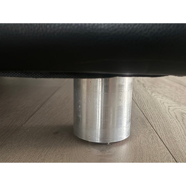 American Leather Contemporary Black Leather Armchair For Sale In Los Angeles - Image 6 of 7