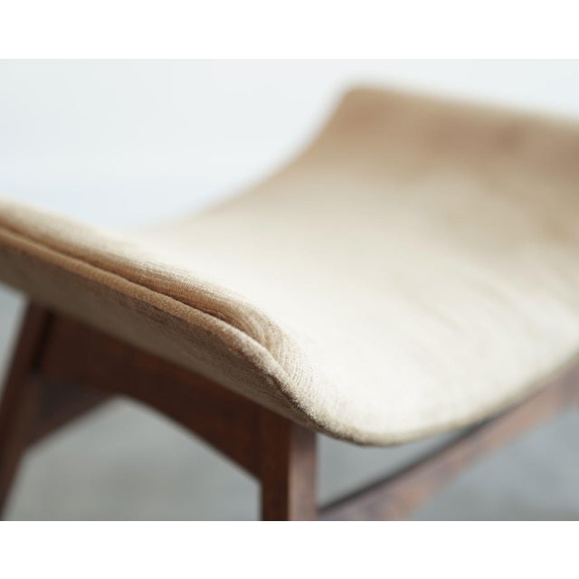 Curved Walnut Stools by Mel Abitz, C. 1960s For Sale In New York - Image 6 of 6