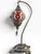 Turkish Turkish Mosaic Glass Table Lamp | Multicolor Handmade Glass & Ornate Bronze Base For Sale - Image 3 of 4