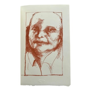 Leonard Baskin Original Lithograph 1982 For Sale