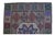 Charcoal Vintage Sofreh Aghd Wedding Spread, Embroidered Tablecloth, Unique Turkish Rug Table Decor 4x6 Ft Approx For Sale - Image 8 of 11