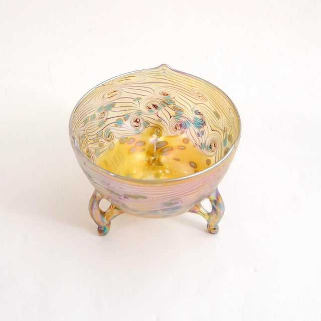 Blown Glass, Hand-Crafted made in een very small edition. Inspired by the theme of Loetz and the popular motifs such as...