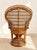 Mid-Century Modern Vintage 1970s Wicker Peacock Chair For Sale - Image 3 of 11