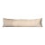 Cb2 Bettie Warm White Velvet Lumbar Pillow 48” For Sale
