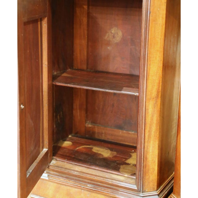 Pair of 19th Century French Louis Philippe Mahogany Marble-Top Nightstands For Sale - Image 10 of 12