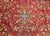Vintage Persian Kashan Rug, Hand-Knotted Wool, Allover Floral Pattern, Red & Navy, 9x14 For Sale - Image 15 of 17