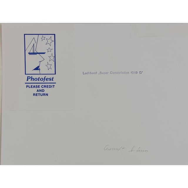 1960s b & w photograph of Mad Men era airplane interiors with figures. Apparently taken to advertise the Lockheed Super...