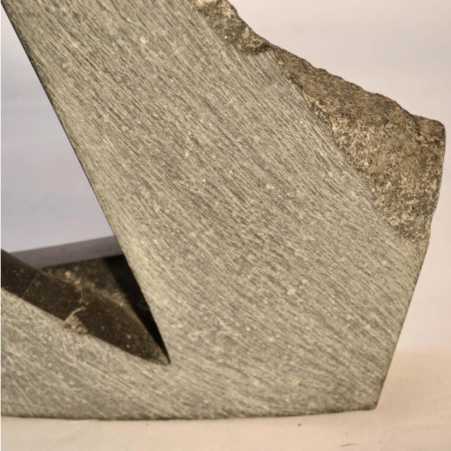 Black Granite Geometric Abstract Dutch Sculpture For Sale - Image 10 of 11