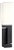 Kelly Wearstler by Visual Comfort Signature Nucleo 27" Table Lamp in Museum Black with Linen Shade For Sale