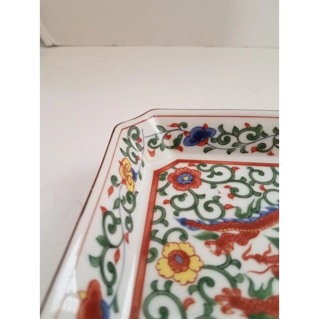 1960s Chinese Ceramic Dragon Ashtray For Sale - Image 4 of 6