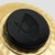 Karl Lagerfeld Paris Gilt Metal Clip Earrings with Black Intaglio For Sale In Atlanta - Image 6 of 8