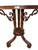 Vintage Southampton Demilune Console Table With Cane & Glass Top For Sale - Image 9 of 18