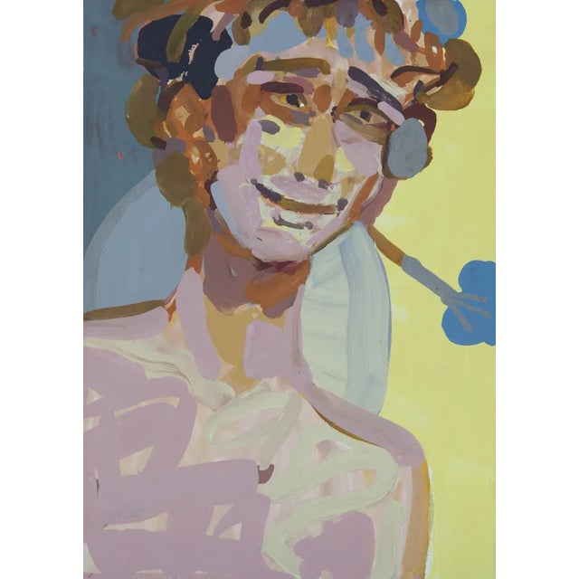 Sandra Detourbet, Blaubird, 2020, Mixed Media For Sale - Image 3 of 3