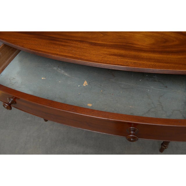 Antique Regency Mahogany Desk For Sale - Image 4 of 11