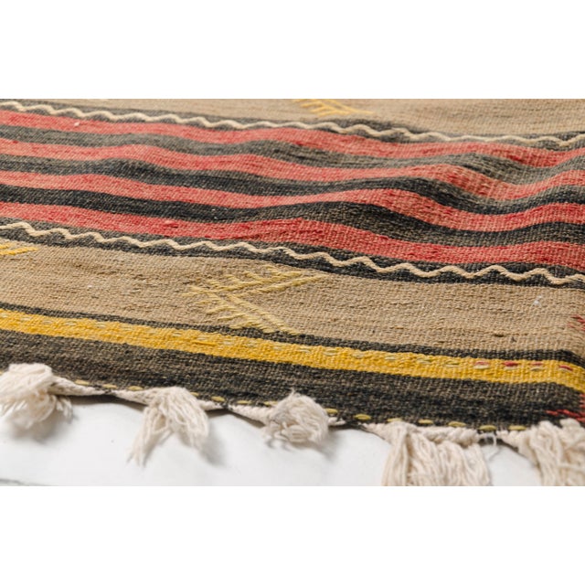 Handmade Mid 20th Century Ethnic Runner For Sale - Image 4 of 10
