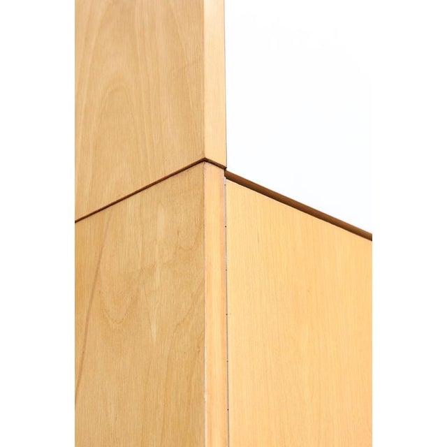 Vintage Wardrobe in Birch from Hellerau, 1960s For Sale - Image 12 of 17