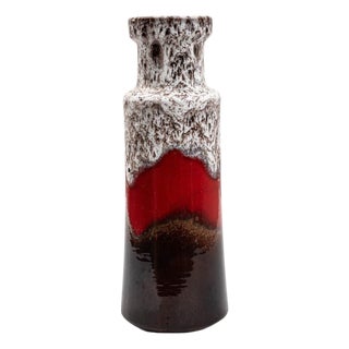 1960s German "W. Germany" Ceramic Vase For Sale