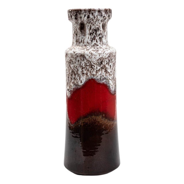 1960s German "W. Germany" Ceramic Vase For Sale